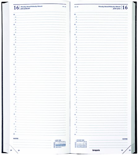 Agenda 2026 Brepols Saturnus Lima 1dag/2pagina's zwart-2