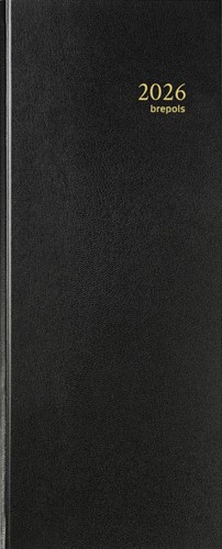 Agenda 2026 Brepols Saturnus Lima 1dag/1pagina zwart
