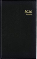 Agenda 2026 Brepols Brefix Lima 1dag/1pagina zwart