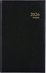 Agenda 2026 Brepols Brefix Lima 1dag/1pagina zwart