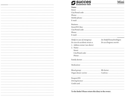 Organizer Succes Cadiz inclusief Mini inhoud 2026 zwart-1