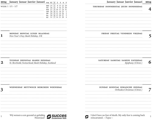 Calendarium 2026 Succes Senior 7 dagen/2pagina's-2