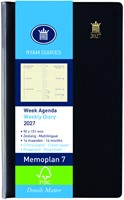 Agenda 2027 Ryam Memoplan 7 Suprema 7dagen/2pagina's ringplastic assorti-2