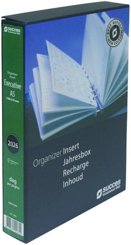 Agendavulling 2026 Succes Executive A5 1dag/1pagina