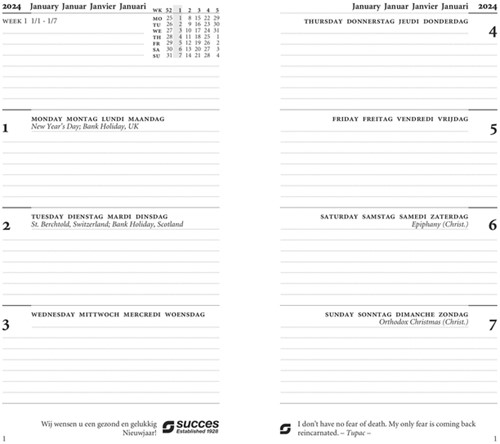 Agendavulling 2026 Succes Standard 7dagen/2pagina's-2