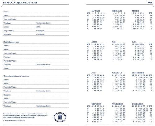 Agenda 2026 Ryam Memoplan 7 Mundior 7dagen/2pagina's zwart-1