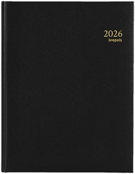 Agenda 2026 Brepols Timing Lima 7dagen/2pagina's zestalig zwart