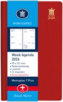 Agenda 2026 Ryam Memoplan 7 Plus Mundior 7dagen/2pagina's assorti-2