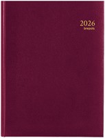 Agenda 2026 Brepols Timing Lima 7dagen/2pagina's viertalig bordeaux