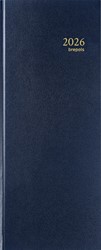 Agenda 2026 Brepols Saturnus Lima 1dag/1pagina blauw
