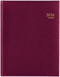 Agenda 2026 Brepols Timing Lima 7dagen/2pagina's zestalig bordeaux