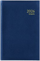 Agenda 2026 Brepols Saturnus Luxe 1dag/1pagina blauw
