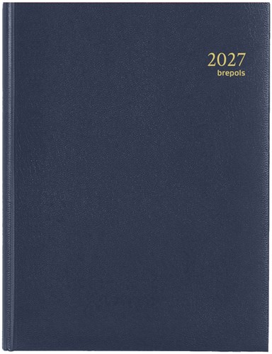 Agenda 2027 Brepols Timing Lima 7dagen/2pagina's viertalig blauw