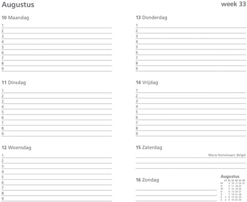 Schoolagenda 2026-2027 Ryam Cursus DeLuxe 7dagen/2pagina's zwart-1