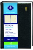 Schoolagenda 2026-2027 18mnd Ryam Executive Mundior 7dagen/2pagina's zwart