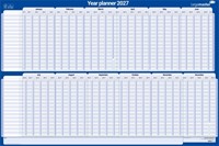 Projectplanner 2027 Legamaster 90x60cm horizontaal gelamineerd Engelstalig