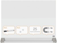 Desktop glasbord Nobo vrijstaand magnetisch 58,5x44,7cm-4