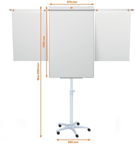 Flipover Nobo mobiel met uitschuifbaar armen-6