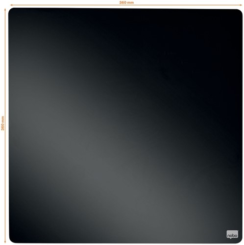 Whiteboard Nobo tegel 36x36cm zwart magnetisch-2