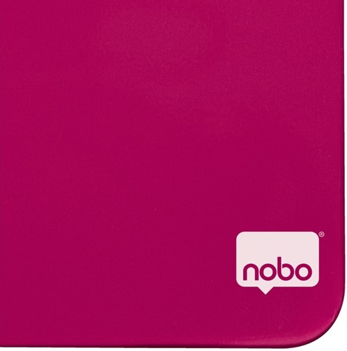 Whiteboard Nobo tegel 36x36cm roze magnetisch-9