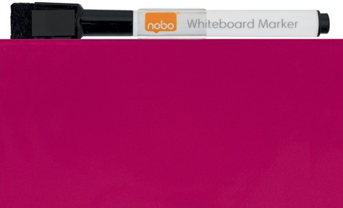 Whiteboard Nobo tegel 36x36cm roze magnetisch-4