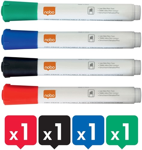 Whiteboard Nobo accessoire starterkit-5