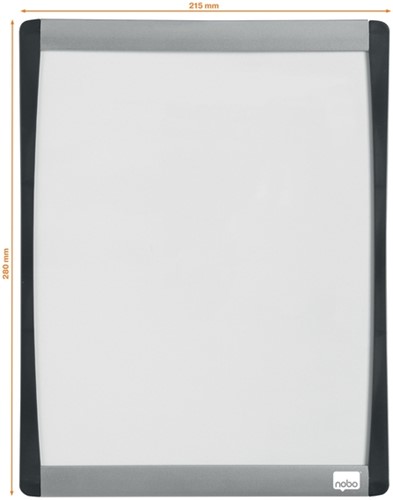 Whiteboard Nobo 28x21.5cm gewelfd-2