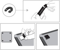 Whiteboard Nobo 21.6x28cm magnetisch assorti-8