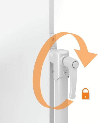 Whiteboard Nobo kantelbord mobiel 90x120cm staal-3