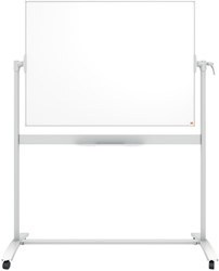 Whiteboard Nobo kantelbord mobiele 90x120cm staal