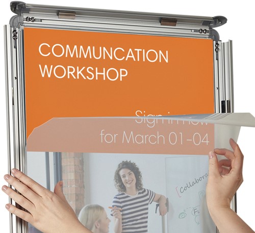 Kliklijst Nobo Essence 70x100cm aluminium-2