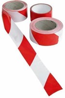 Signaallint Pickup 50mm x 100m rood/wit -2