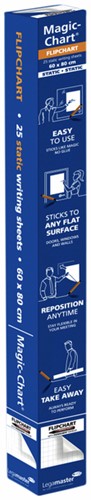 Magic-Chart Legamaster flipchart 600x800mm wit met ruit 25 vel-2