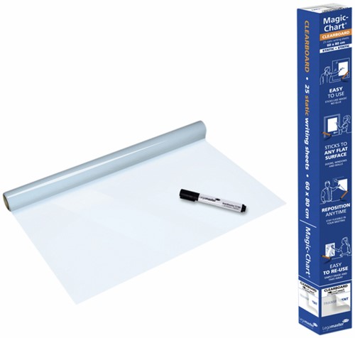 Magic-Chart Legamaster Whiteboard 600x800mm transparant 25 vel-3