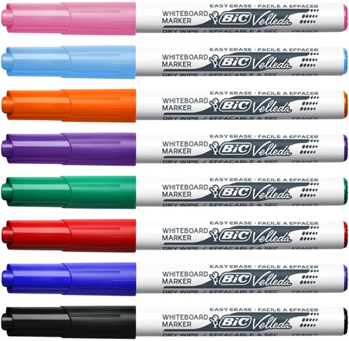Whiteboardmarker Bic Velleda 1741 rond medium groen-2