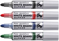 Whiteboardmarker Pentel MWL5M Maxiflo rond 3mm zwart-3