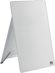 Desktop flipover Nobo met droog uitwisbaar glasoppervlak