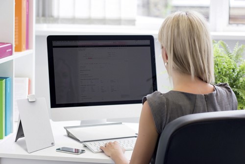 Desktop flipover Nobo met droog uitwisbaar glasoppervlak-3