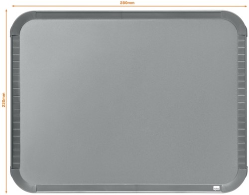 Whiteboard Nobo Slim Line 22x28cm zilver-2