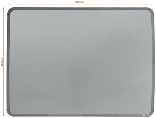 Whiteboard Nobo Slim Line 43x58cm zilver-2