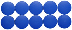 Magneet MAUL Solid 38mm 2500gr blauw 10 stuks