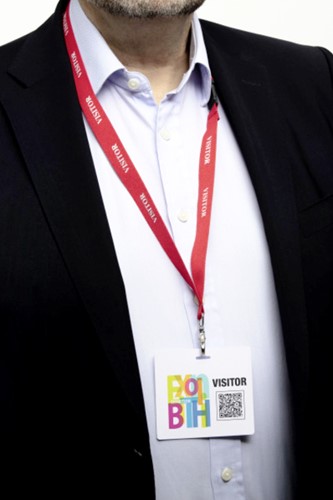 Badge Durable bezoekers 97x86mm 100 stuks-1