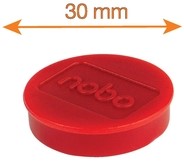 Magneet Nobo 30mm rood 4 stuks-3