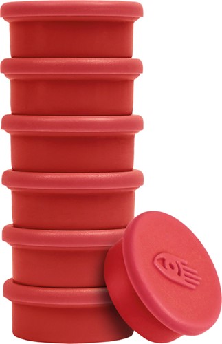 Magneet Legamaster 20mm 250gr rood 8 stuks-1