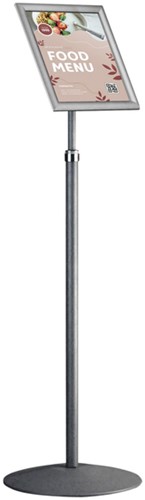 Infostandaard Europel telescopisch incl. A4 kliklijst 25mm-2