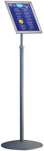 Infostandaard Europel telescopisch incl. A4 kliklijst 25mm-3