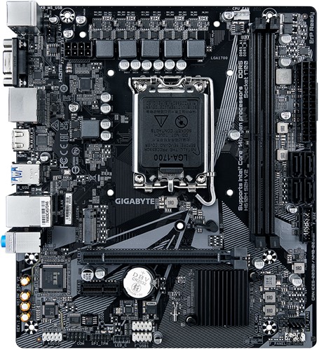 GIGABYTE H610M S2H V2 moederbord Intel H610 Express LGA 1700 micro ATX-2