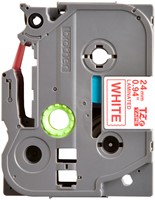 Labeltape Brother P-touch TZe-252 standaard 24mm rood op wit-2