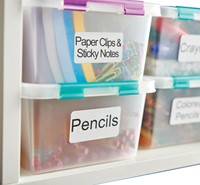 Labeltape Dymo LabelManager D1 polyester 19mmx7m zwart op wit-4