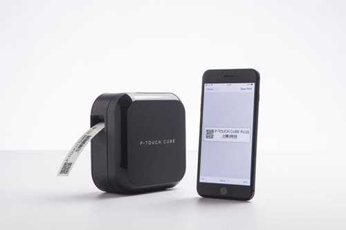 Labelprinter Brother P-touch Cube Plus TZe PT-P710BT desktop 24mm zwart-1